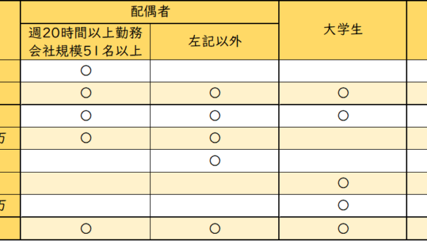 2025年版配偶者・大学生・その他毎に年収の壁を解説